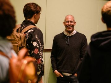 CMO, Fantom Foundation, Joseph Epstein Conversing with Attendees 